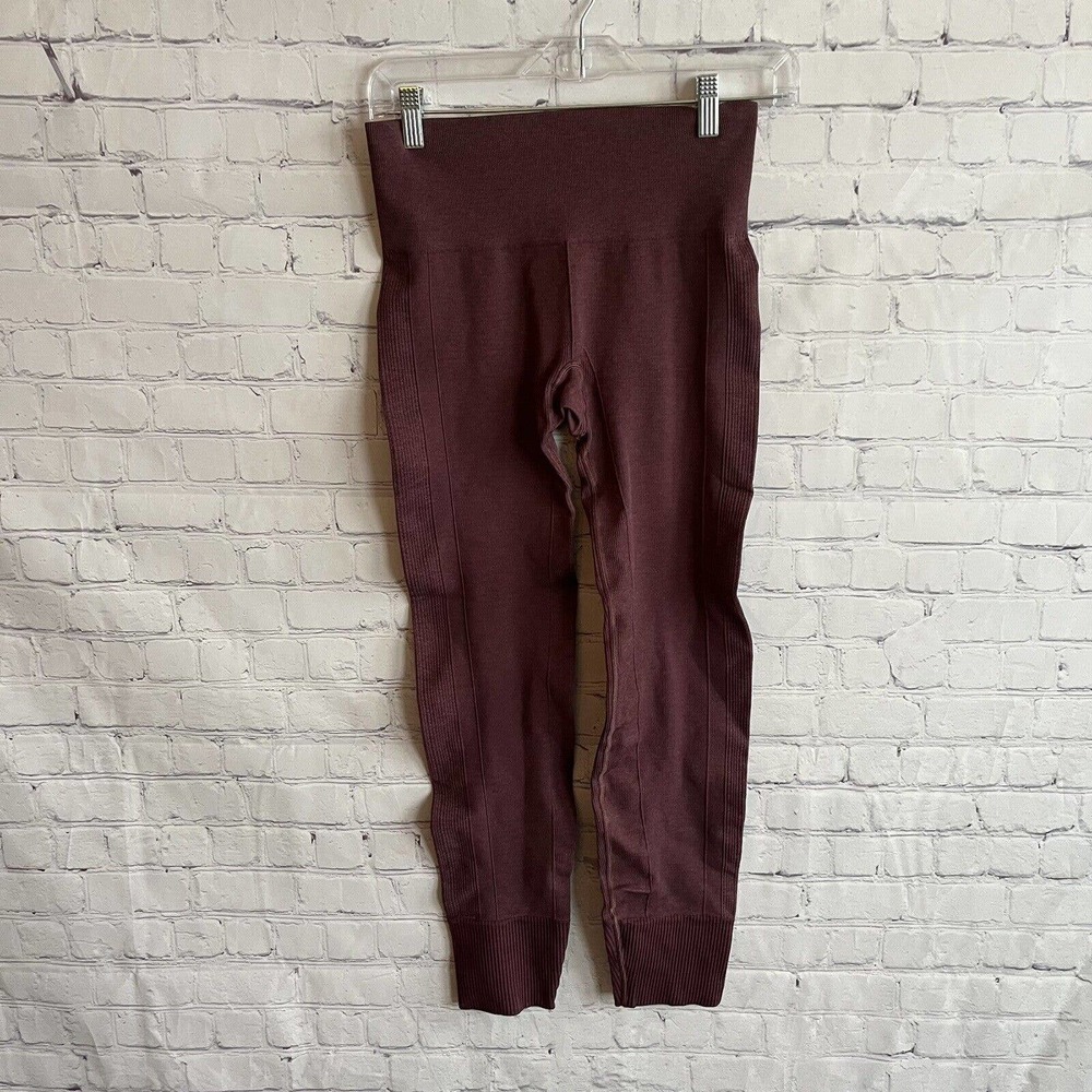 Lululemon Ebb to Street Leggings Womens Red 2/4